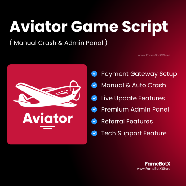 Aviator Clone Script