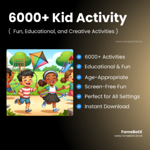 🎨 6000+ Kid Activity Bundle – A treasure trove of fun, educational, and creative activities for kids. Perfect for parents, teachers, and caregivers. Download now!